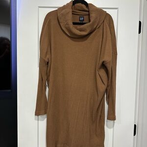 GAP Women's Tan Cowl Neck Sweater